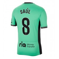 Camisa de Futebol Atletico Madrid Saul Niguez #8 Equipamento Alternativo 2023-24 Manga Curta